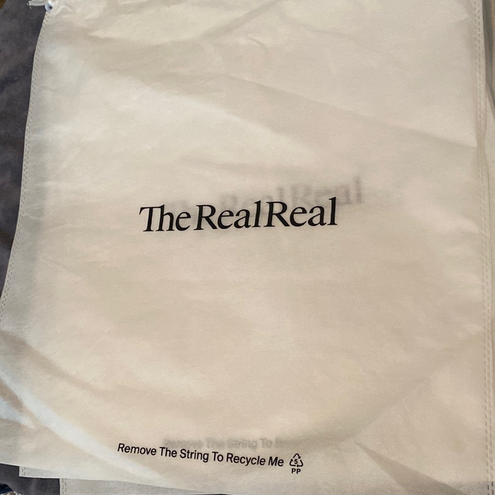 The Real real drawstring cloth bag